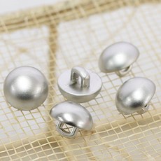 로즈엔 하프단추 11.5mm, 실버, 20개