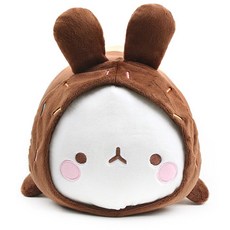 MOLANG 拇指甜甜圈娃娃中號, 24厘米, 白色+棕色