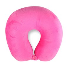 DH Shopping頸枕氣墊旅行用車用頸枕 08)珠子按壓頸枕 CU07 粉紅, 粉色