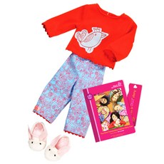 THE LEARNING JOURNEY O.G.Dolls娃娃睡衣套裝+故事書, 混色