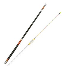 Youngkwu產業Power碳纖維香魚竿 23+陸地預測香魚浮標 中 2件組, 1套