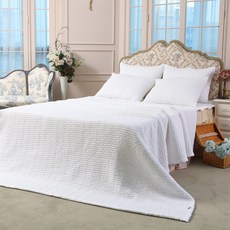 BLEDIK HOME 素色涼感被套+床墊+枕頭套, 象牙白