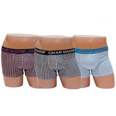 OMAR SHARIF 男式 2002 年繪製運動內褲 3p
