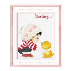 Interpop Darling 5D寶石十字繡 45*60cm, 1, 1個