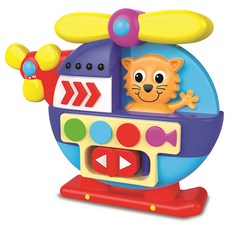 THE LEARNING JOURNEY 早教直升機聲光玩具+電池, 混色