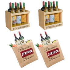 Funique 用於內部的微型磁鐵套組 A 酒盒 2p + B 購物車 2p, 隨機發貨