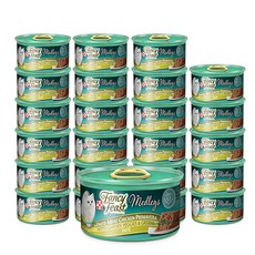 팬시피스트 전연령 고양이 엘레강트메들리 파테 프리마베라 캔 습식사료, 닭, 85g, 24개