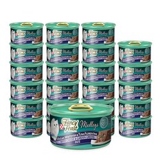 팬시피스트 전연령 고양이 엘레강트메들리 파테 프리마베라 캔 습식사료, 흰살생선, 85g, 24개