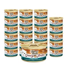 팬시피스트 고양이 그레이비 러버스 주식캔, 칠면조, 85g, 24개