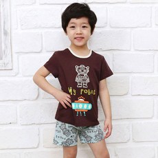 메이키즈 남아용 마이로봇 쟈가드 5부 실내복 세트