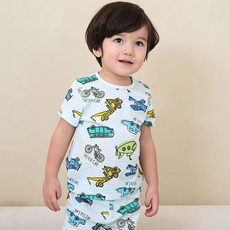 메이키즈 남아용 스케치카 5부 실내복 세트