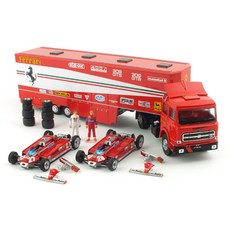 BRUMM 複製品 1/43 法拉利賽車運輸車套組 BRUM022039SET 壓鑄, 混色