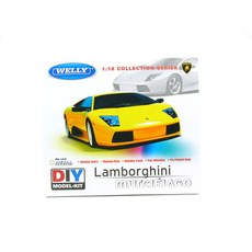 WELLY複製品1/18蘭博基尼Murcielago組裝模型車 WE251758, 葉