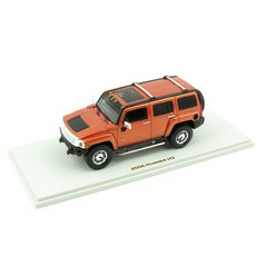 1/43 悍馬 H3 2006 SUV 汽車模型 HI101287OR, 混色