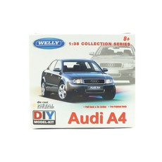WELLY 1:38 奧迪 A4 DIY模型套組 壓鑄, BL