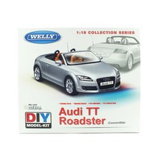WELLY複製品1/18 Audi TT敞篷車組裝模型壓鑄 WE801656, WH