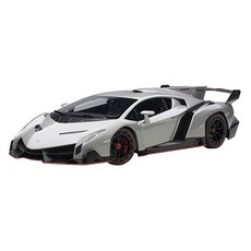 AUTO ART複製品LAMBORGHINI VENENO Geneva Show Car 2013鑄造模型車AA745061GY, 混色