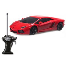 마이스토 1:24 람보르기니 아반타도르 RC 무선 조종 자동차, 레드, 1개
