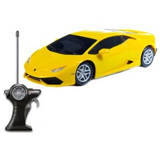 마이스토 1:24 람보르기니 우라칸 RC 무선 조종 자동차, 옐로우, 1개