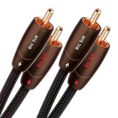 AudioQuest Big Sur RCA 對 RCA 類比訊號線 1m, 單一商品, 1個