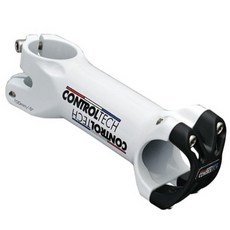CONTROLTECH自行車ESTRO STEM直徑31.8*100mm AL707, 白色的, 1個