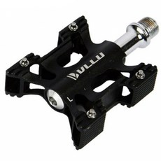 VLLU 藍色自行車鋁製 25 踏板 ALNC150, 黑色的, 1個