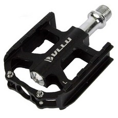 VLLU 藍色自行車鋁製 25 踏板 ALNC252, 黑色的, 1個