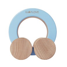 LULLALOVE 積木輪子玩具, 天藍色