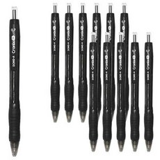 DONG-A Cronix DX 原子筆 0.7mm, 黑色, 12入