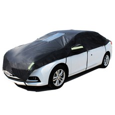 GT GLOBAL Diacoat 頂級黑色半罩式汽車車罩, 1個