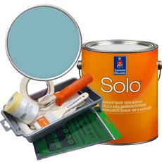 셔윈윌리암스 솔로 저광 페인트 세트, SW6493 Eddtide, 1개