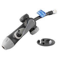 GIYO 自行車打氣筒 UPDVD1 雙閥, 黑色的, 1個