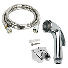 YNET 智慧馬桶花灑+金屬軟管 1.5M+離子淨水過濾器+手套組, 1套