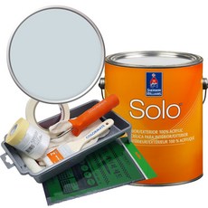 셔윈윌리암스 솔로 저광 페인트 세트, SW6519 Hinting Blue, 1개