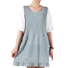 Han's Vill 駝色雪紡圍裙, 薄荷綠, 1個