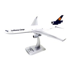 HOGANWINGS 1/200 MD-11F 루프트한자 카고 비행기 다이캐스트 HG353035WH, 혼합 색상, 1개