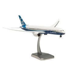 HOGANWINGS 1/200 B787-9 보잉하우스 비행기 다이캐스트 HG364326WH, 혼합 색상, 1개