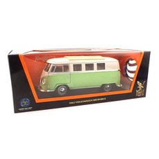 LUCKYDIECAST 1962 폭스바겐 마이크로버스 다이캐스트 YAT923284GR, 혼합 색상, 1개