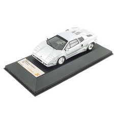 PremiumX 1/43 LAMBORGHINI COUNTACH 1989 25주년 기념판 레진 자동차 다이캐스트 PMX500538SI, 혼합 색상, 1개