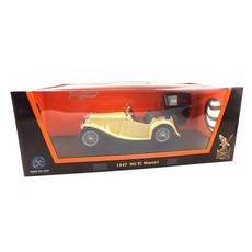 LUCKYDIECAST 1947 MG TC 클래식 자동차 다이캐스트 YAT246819CR, 혼합 색상, 1개