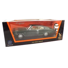 LUCKYDIECAST 1966 닷지 Charger 클래식 자동차 다이캐스트 YAT926384GR, 혼합 색상, 1개