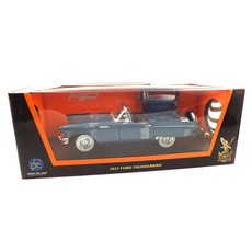 LUCKYDIECAST 1957 포드 Thunderbird 클래식 자동차 다이캐스트 YAT235820BL, 혼합 색상, 1개