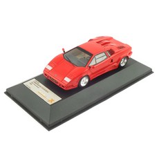 PremiumX 1/43 LAMBORGHINI COUNTACH 1989 25주년 기념판 자동차 다이캐스트 PMX500521RE, 혼합 색상, 1개