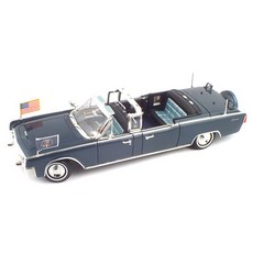 LUCKYDIECAST 1/24 1961林肯X-100 KENNEDY X-100汽車模型 YAT240480BL, 混色