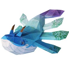 톰텐 DIY 페이퍼 크래프트 고래의 비행, 아몽