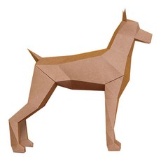 Tomten DIY紙工藝 杜賓犬, 混色