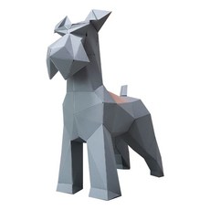 Tomten DIY紙工藝雪納瑞, 混色