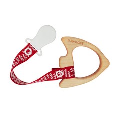 룰라러브 오가닉우드 치발기, 7 x 7 x 1 cm(3달 부터), FISH(물고기)