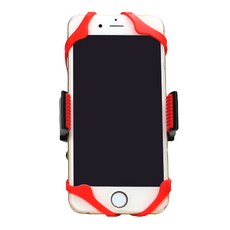 바이클링 6방향 자전거 완벽 스마트폰 거치대, 레드, 1개