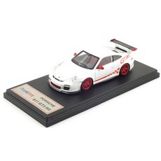 FrontiArt複製品[可全開] 1/43 PORSCHE 911(997) GT3 RS模型車, 白色的